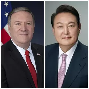 Yoon meets ex-US Secretary Pompeo, discusses Korean Peninsula issues