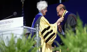 Krishna Ella receives award from Johns Hopkins Bloomberg School of Public Health