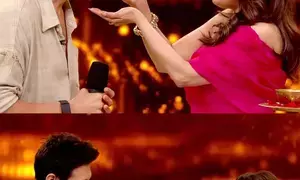 Madhuris rasmalai treat for Chandu Champion Kartik Aaryan; diva lauds his dedication