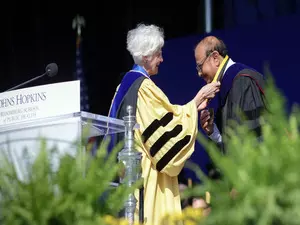 Krishna Ella receives award from Johns Hopkins Bloomberg School of Public Health