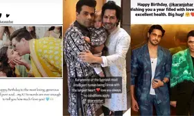 Student of the Year trio Alia, Varun, Sidharth wish pure soul KJo on his 51st bday