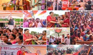 Smriti Irani tears into ruling BJD in Odisha rallies