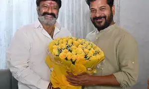 Balakrishna calls on Telangana CM Revanth Reddy