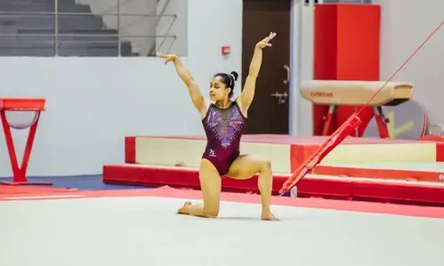 Dipa Karmakar becomes first Indian gymnast to win gold medal at Asian Championships