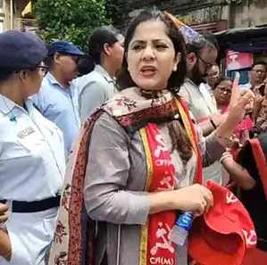 CPI(M) candidate barred from campaigning near Bengal CMs residence CPI(M) candidate barred from campaigning near Bengal CMs residence