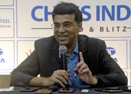 Looking forward to competing in the WR Chess Masters Cup: Viswanathan Anand
