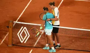 French Open: Alexander Zverev stuns Rafael Nadal in first-round blockbuster