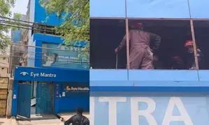 Fire breaks out at Eye Hospital in Delhi