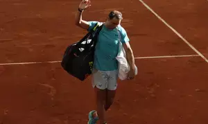 To leave after first round was not an ideal return, says Nadal after shock Roland Garros exit