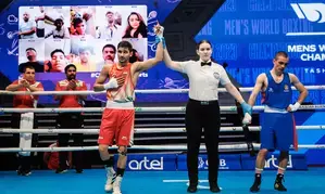 Boxing World qualifiers: Nishant Dev, Sachin Siwach register convincing wins to reach pre-quarters (Ld)