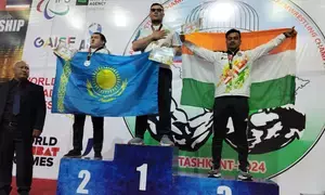 Shrimant Jha wins gold as Indian armwrestlers shine at Asian Championship 2024