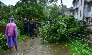 Student, two others killed as heavy rains lash Assam, cause flooding; Red alert issued for 10 districts