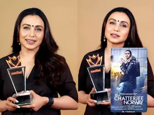 Rani Mukerji feted with Movified Best Actor Award for Mrs Chatterjee Vs Norway Rani Mukerji feted with Movified Best Actor Award for Mrs Chatterjee Vs Norway