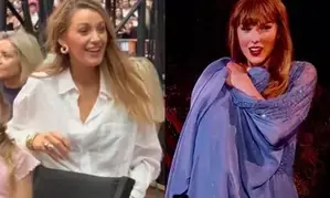 Blake Lively attends Taylor Swifts first Madrid Eras show with Haim sisters