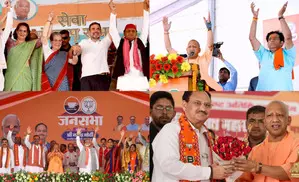 Uttar Pradesh witnesses searing campaign amid scorching heat Uttar Pradesh witnesses searing campaign amid scorching heat