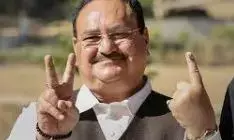 BJP chief Nadda, his wife first to cast vote in Himachal booth