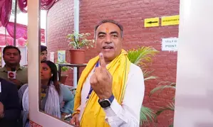 Vote for betterment of Chandigarh, says BJPs LS candidate after casting vote