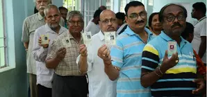 Odisha records 22.64 pc voter turnout in six LS & 42 Assembly seats Odisha records 22.64 pc voter turnout in six LS & 42 Assembly seats