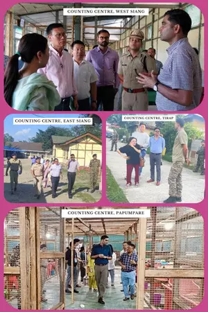 Assembly Polls: Tight security in 25 districts on eve of counting in Arunachal