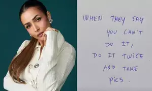 Malaika Arora’s Insta story raises eyebrows: ‘When they say you can’t do it, do it twice’
