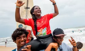 Surfing: Ajeesh Ali crowned Indian Open champion, Moorthi defends double titles