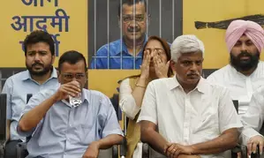 Before surrendering at Tihar jail, CM Kejriwal calls exit polls fake