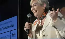 Businesswoman Tomasdottir becomes Icelands next president