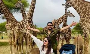 Gauahar Khan enjoys family vacation in Tanzania; drops breakfast photos