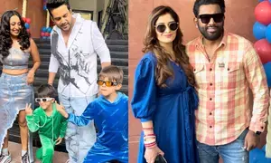 Krushna Abhishek, Kashmera celebrate birthday of twin boys; newly-wed Arti Singh loves it