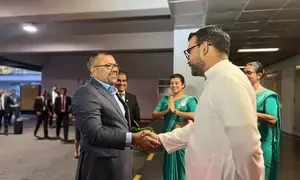 After India, Maldives FM arrives in Sri Lanka on three-day visit