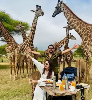 Gauahar Khan enjoys family vacation in Tanzania; drops breakfast photos
