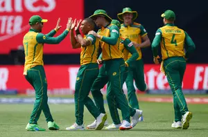T20 World Cup: Nortjes 4-7 helps dominant South Africa bowl out listless Sri Lanka for 77