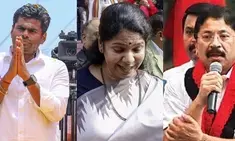 DMK-led INDIA bloc leads in TN; Kanimozhi, Dayanidhi Maran leads, Annamalai trials