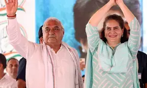 Haryana: Congress leads on 5 seats, BJP on 4, AAP 1