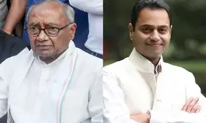 BJP surges in MP; Nakul Nath, Digvijaya Singh trailing