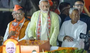 NDA leading on 34 seats in Bihar