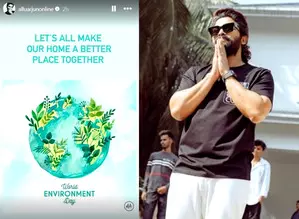 On World Environment Day, Allu Arjun urges fans to make the planet a better place together