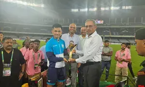 Tendulkar praises Sunil Chhetri, India skipper felicitated by Eastern Command of Indian Army;