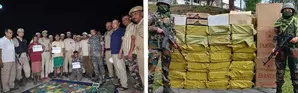 Drugs worth of Rs 8.77 cr seized in Assam, Mizoram; 2 held Drugs worth of Rs 8.77 cr seized in Assam, Mizoram; 2 held
