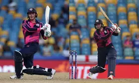 T20 World Cup: Berrington, Leask shine in Scotlands first win over Namibia