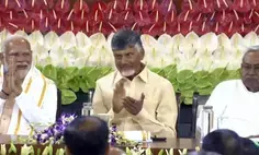 Naidu sends clear message with praise for PM Modi at NDA meet