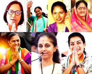 Maha Cong sends 4 women MPs to Lok Sabha, BJP 2, NCP(SP) 1 Maha Cong sends 4 women MPs to Lok Sabha, BJP 2, NCP(SP) 1
