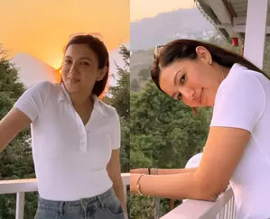 Gauahar Khan offers a peek into Mussoorie holiday, says shes in love with the hills