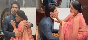 Bhojpuri star Rinku Ghosh drops BTS glimpses of maa bete ka pyaar from the show Anokhaa Bandhan