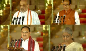 Beginning of Modi 3.0: New NDA govt takes shape, PM Modi along with Cabinet takes oath (Ld)