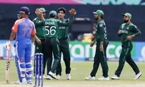 T20 World Cup: Naseem & Haris pick three wickets each as Pakistan bowl India out for 119