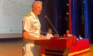 US-India defence ties has become a pillar of global peace: US Rear Admiral Michael Baker