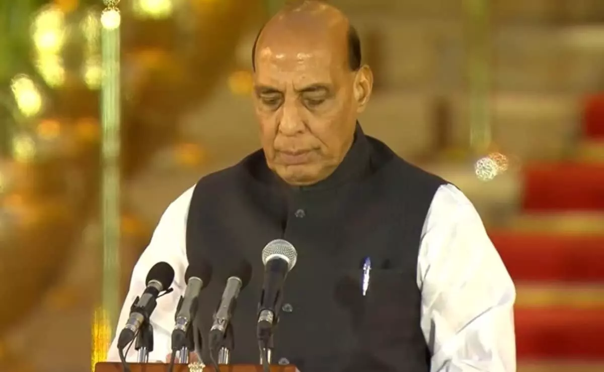 Rajnath Singh Retains Defence Ministry, Sanjay Seth Appointed MoS Rajnath Singh Retains Defence Ministry, Sanjay Seth Appointed MoS