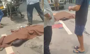 Thane cop and woman on motorcycle mowed down by speeding dumper
