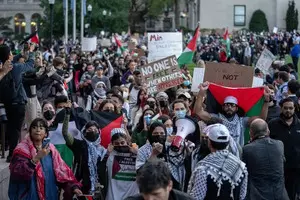 Pro-Palestinian protesters take over student services building at California State University